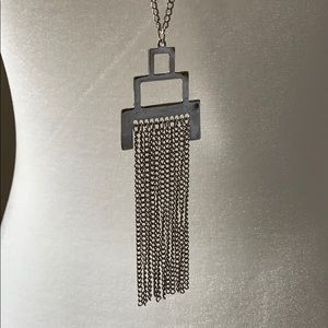 Silver pendant necklace